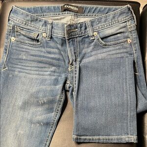 Express Women's Classic Blue Skinny Jeans